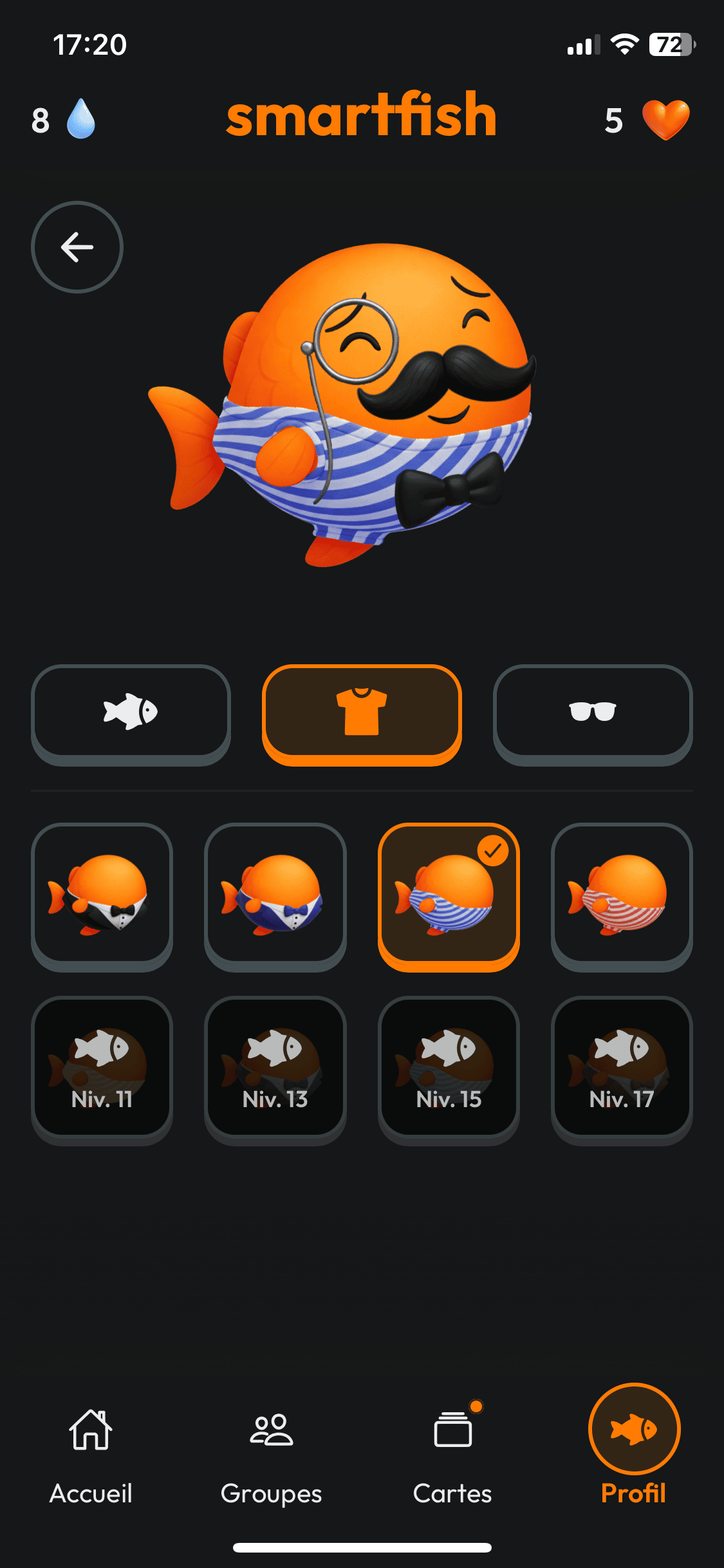 Fish customization